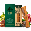 Hair Growth Combo, Hair Nutrition Supplement100% Organic + Kacchi Neem Comb.