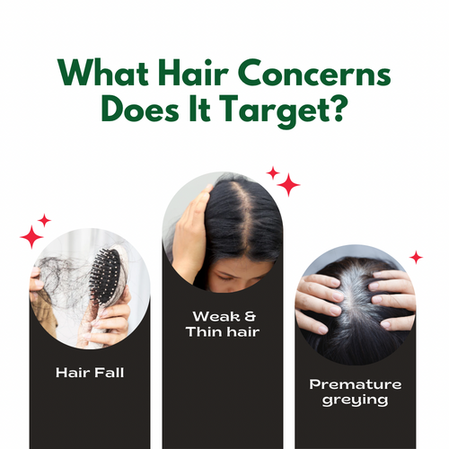 Hair Nutrition Supplement100% Organic | Hair Fall Control & White Hair Reversal – 250g X 2